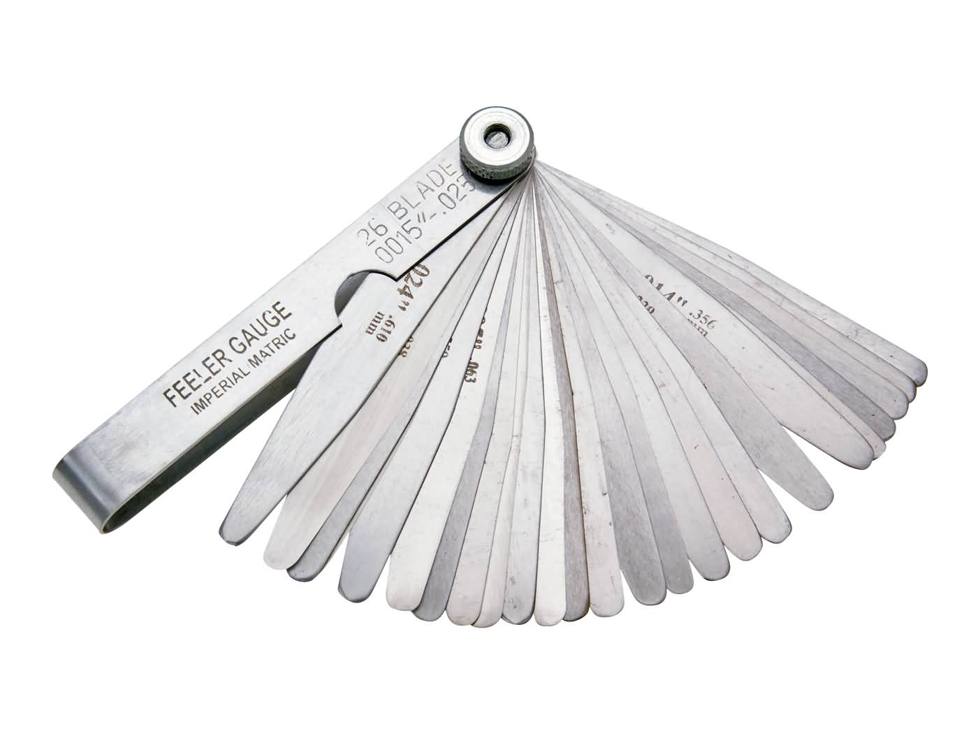 101 Octane Spárové měrky Silverline 26 ks (0.051-0.635mm) 35520