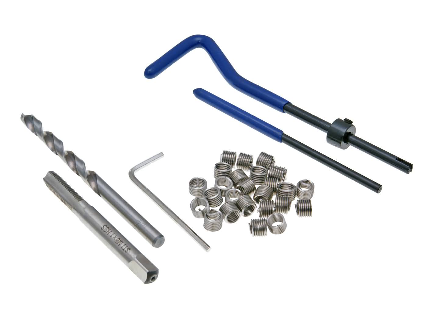 Sada na opravu závitu Silverline M6x1.0mm 35515