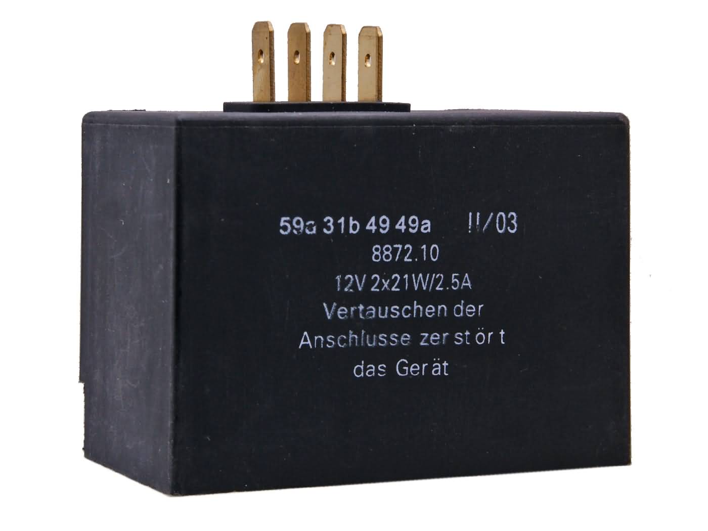101 Octane Regulátor dobíjení / Relé blinkrů 12V 2x21W, 2.5A Simson S51, S52, S70, S83, SR50, SR80 IP34998