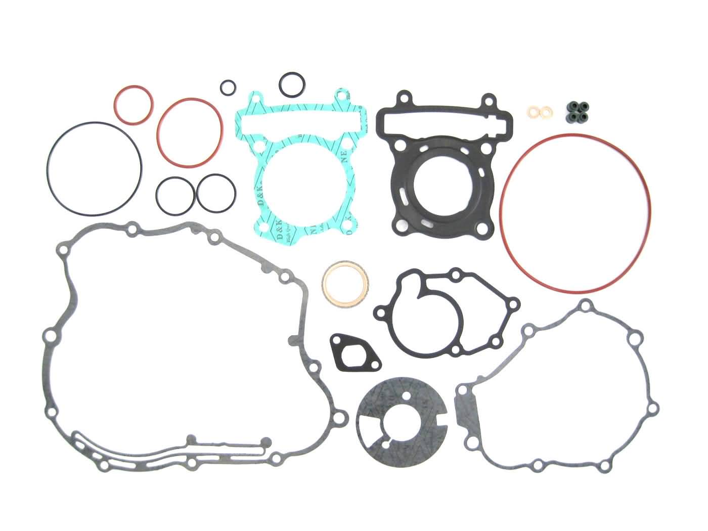 101 Octane Sada těsnění motoru, Yamaha YZF-R, WR, MT 125 (YI-3 OHC motor) IP35910