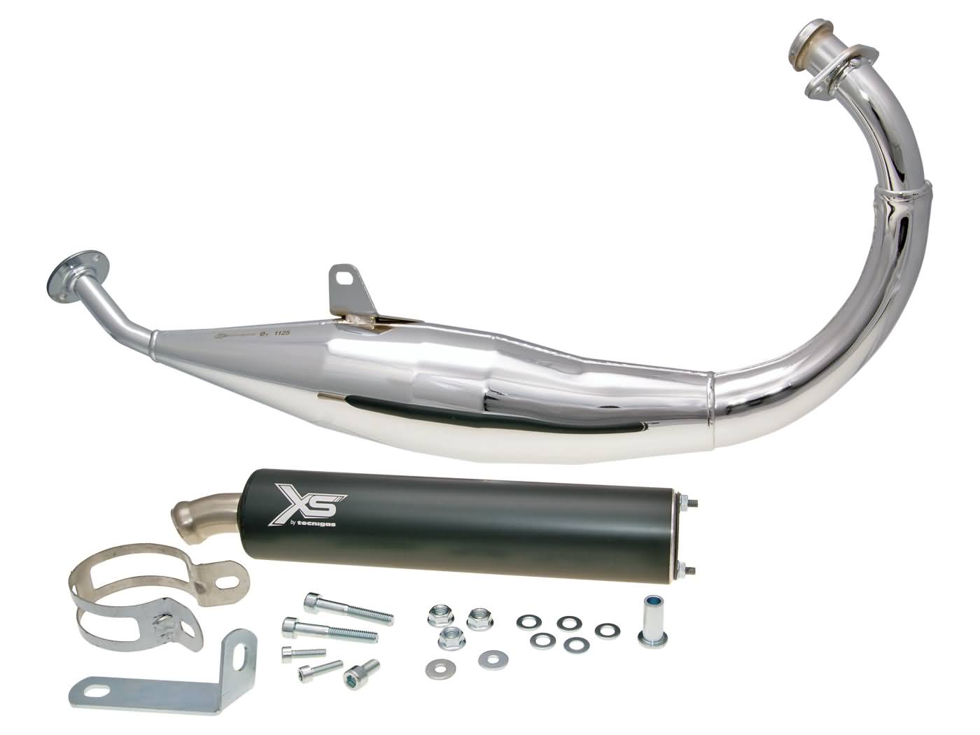 Výfuk Tecnigas XS chrome, Derbi, Aprilia, Gilera 35856