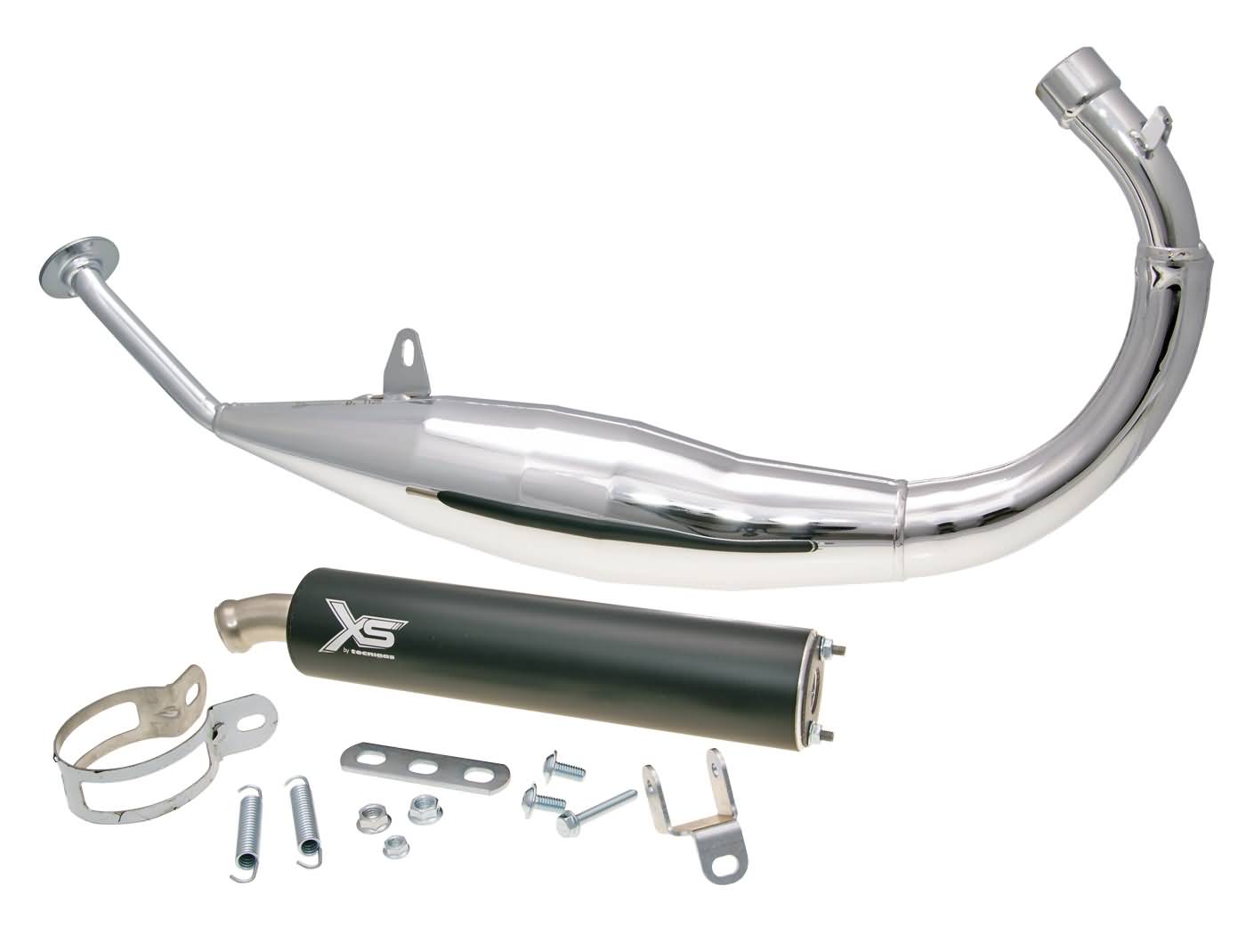 Výfuk Tecnigas XS chrome, Yamaha DT 03-10, Malaguti XSM, XTM 03-10 35855