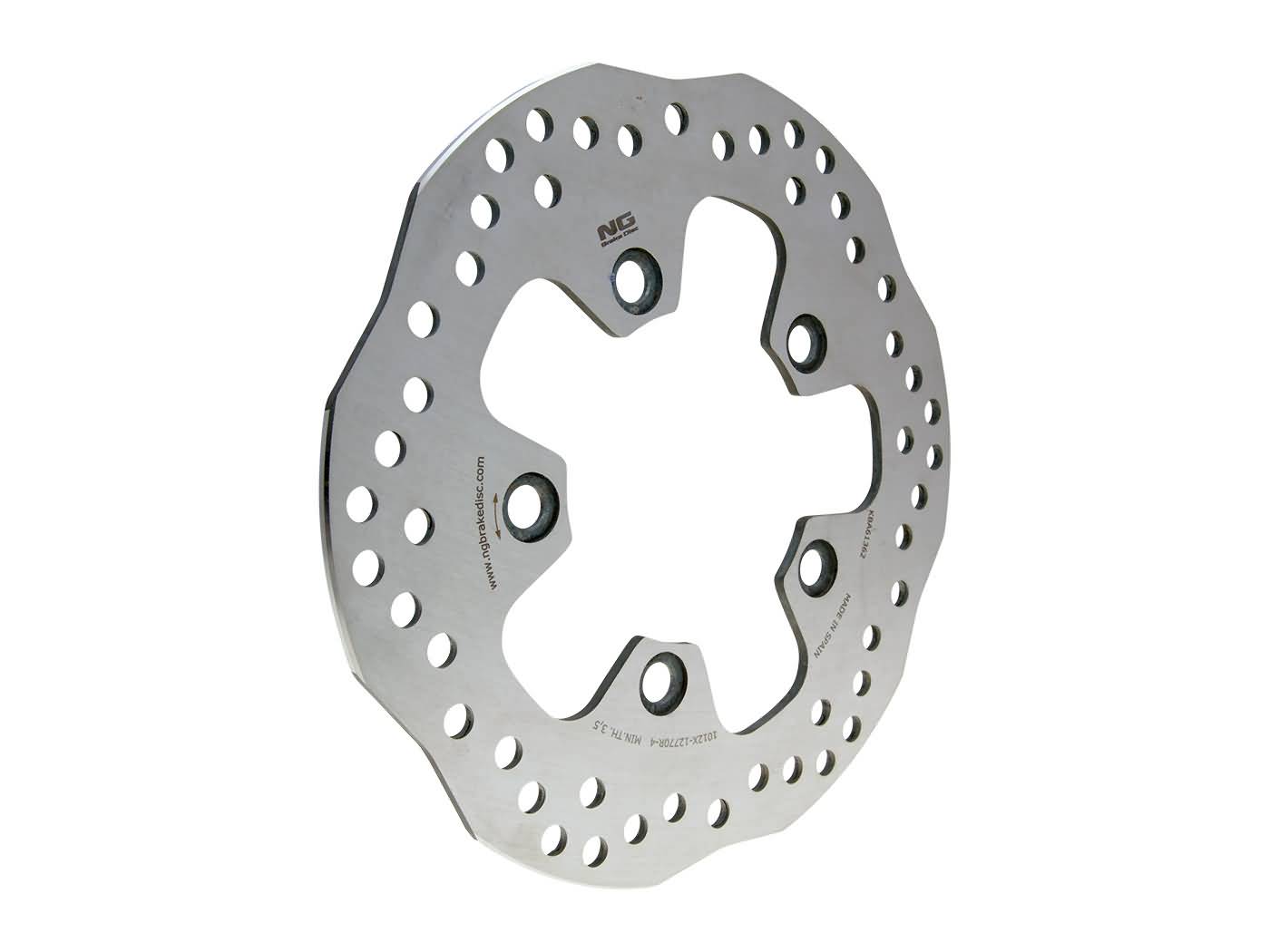 NG Brake Disc Brzdový kotouč NG Wavy, Kymco KXR, MXU 250, Maxxer 300 NG1012X