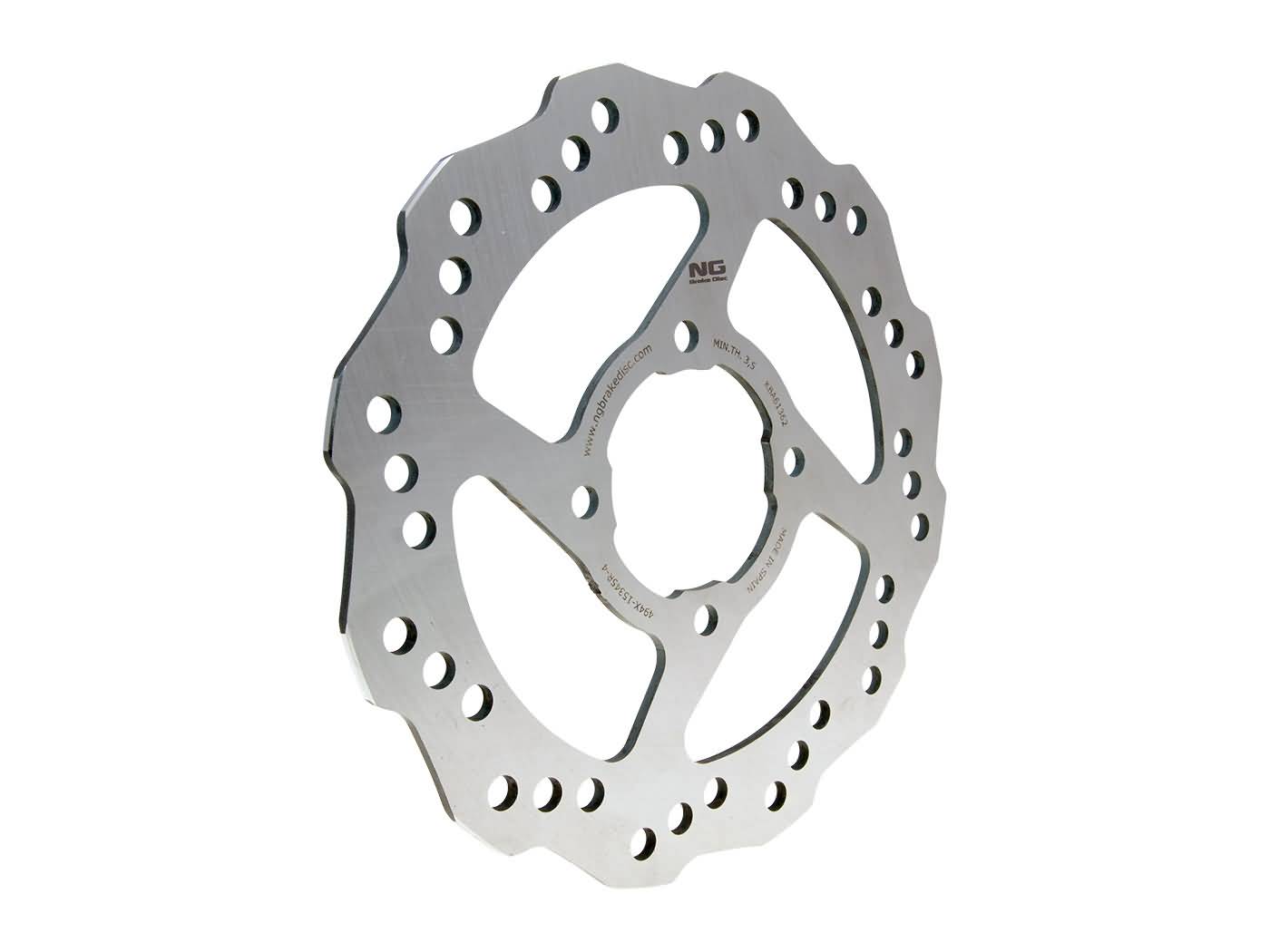 NG Brake Disc Brzdový kotouč NG Wavy, Yamaha YFS, YFM, YFZ 200, 350, 400, 660 NG494X