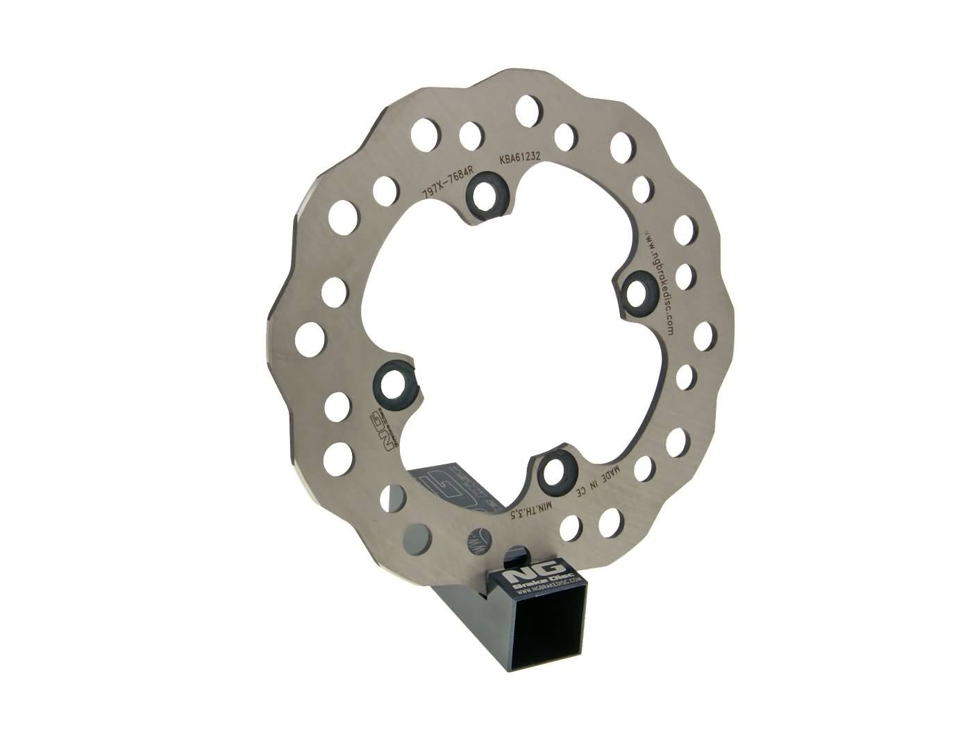 NG Brake Disc Brzdový kotouč NG Wavy, Kawasaki KX85, KX100 zadní NG797X