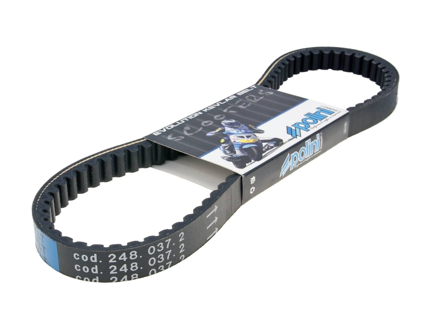 Řemen Polini Aramid Belt Evolution, Aprilia, Derbi, Gilera, Piaggio 50cc 248.037.2