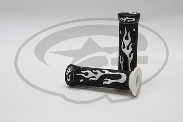 Gripy STR8 FLAME Varianta: bílá STR-063.04/WH