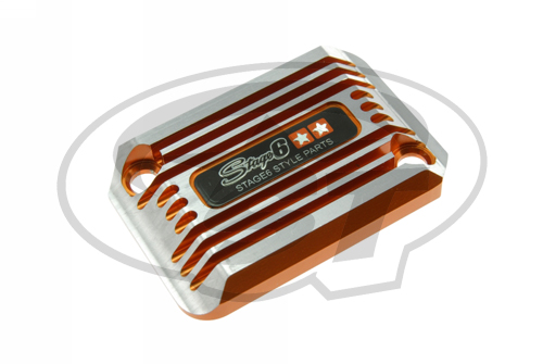 Stage6 Krytka zásobníku brzdové kapaliny SSP Cooling Style, Yamaha Aerox Varianta: oranžová S6-SSP101-2BZ/OR