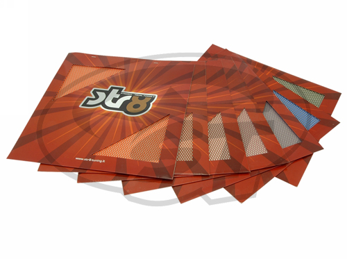 STR8 Racing mřížka STR8, jemná, 30x30cm Varianta: alu STR-050.36/AL