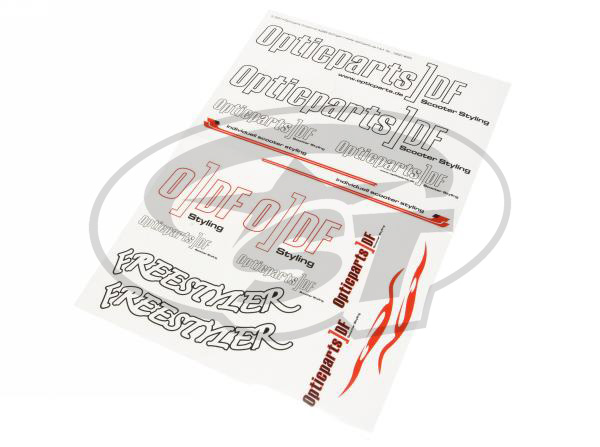 ODF-Opticparts DF Sada samolepek ODF Varianta: bílý ODF-621