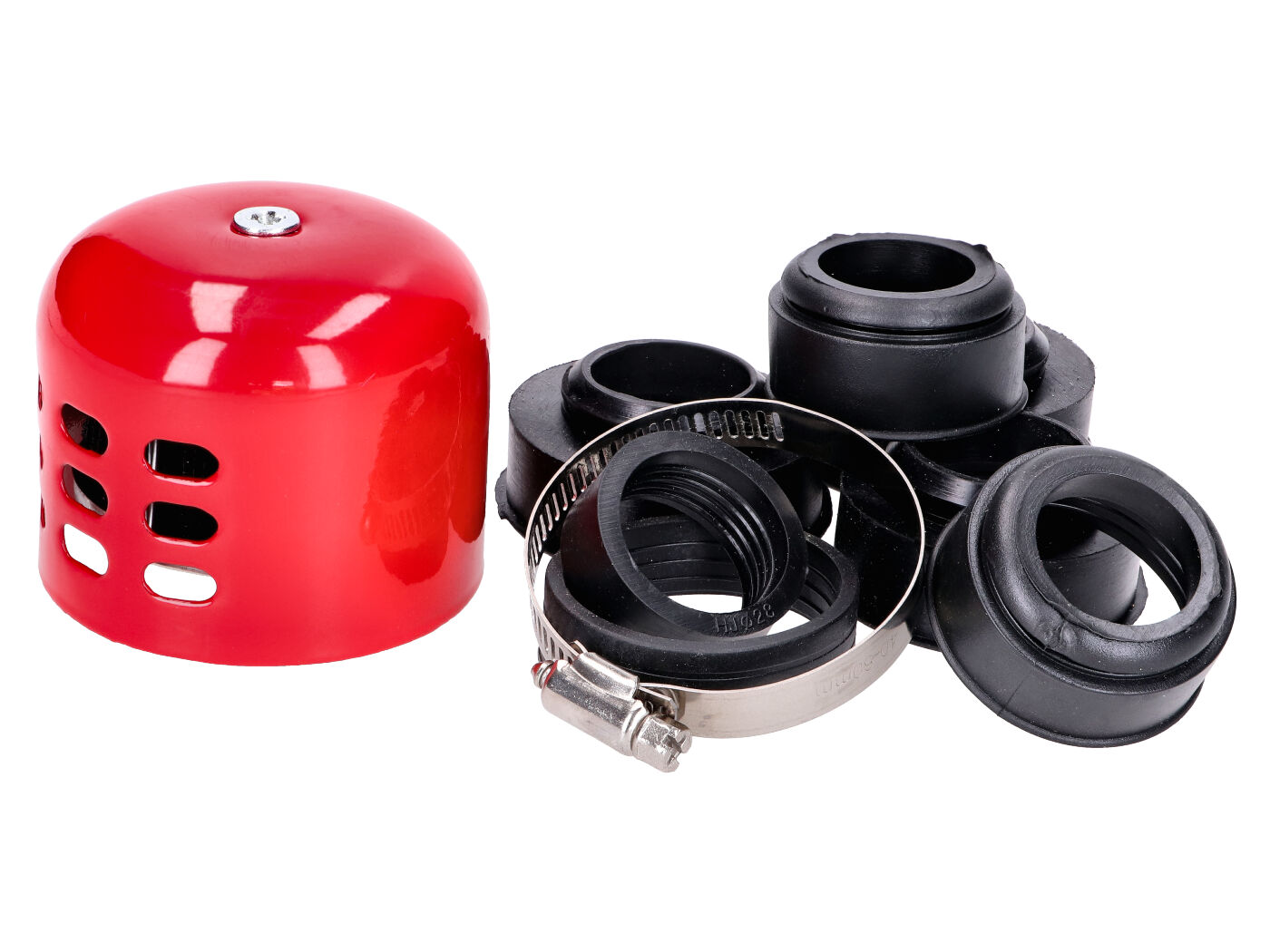 101 Octane Vzduchový filtr Powerfilter, hliníkový kryt, 28-44mm Varianta: červený IP18911