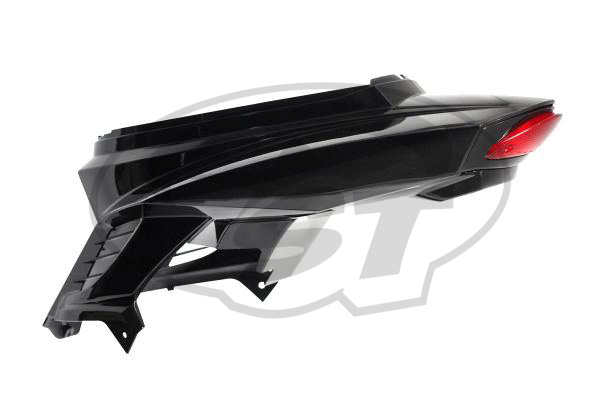 Zadní plast BCD Rx, MBK Booster/Yamaha Bw`s od r.v. 2004 Varianta: Zadní kapotáž černá L-BCD680