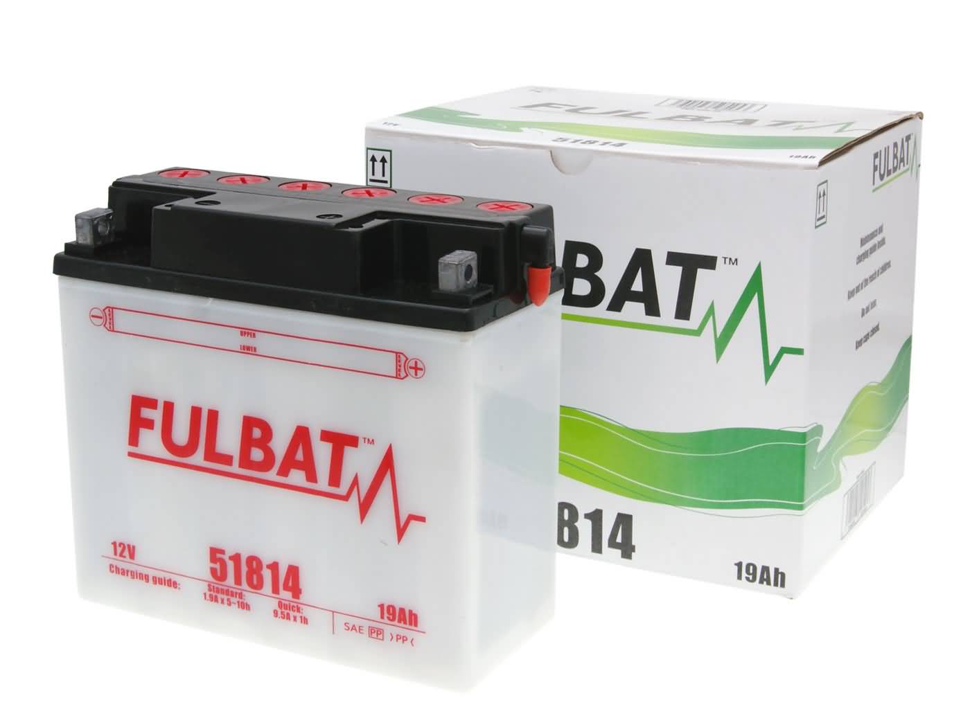 Baterie Fulbat 51814, včetně kyseliny FB550545