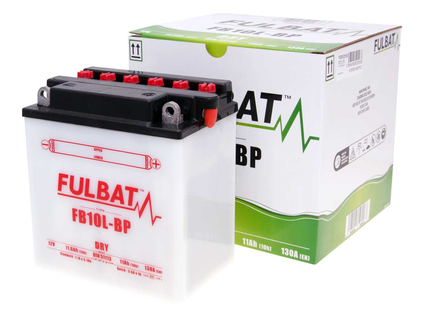 Levně Baterie Fulbat FB10L-BP, včetně kyseliny FB550558