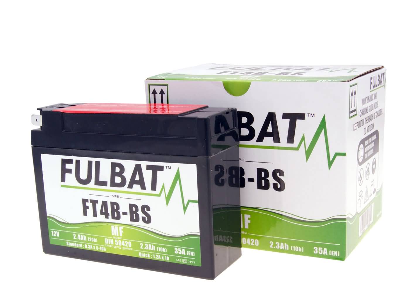 Baterie Fulbat FT4B-BS bezúdržbová FB550625