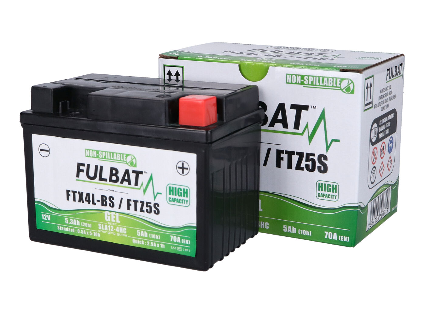 Baterie Fulbat FTX4L / FTZ5S GEL FB550671