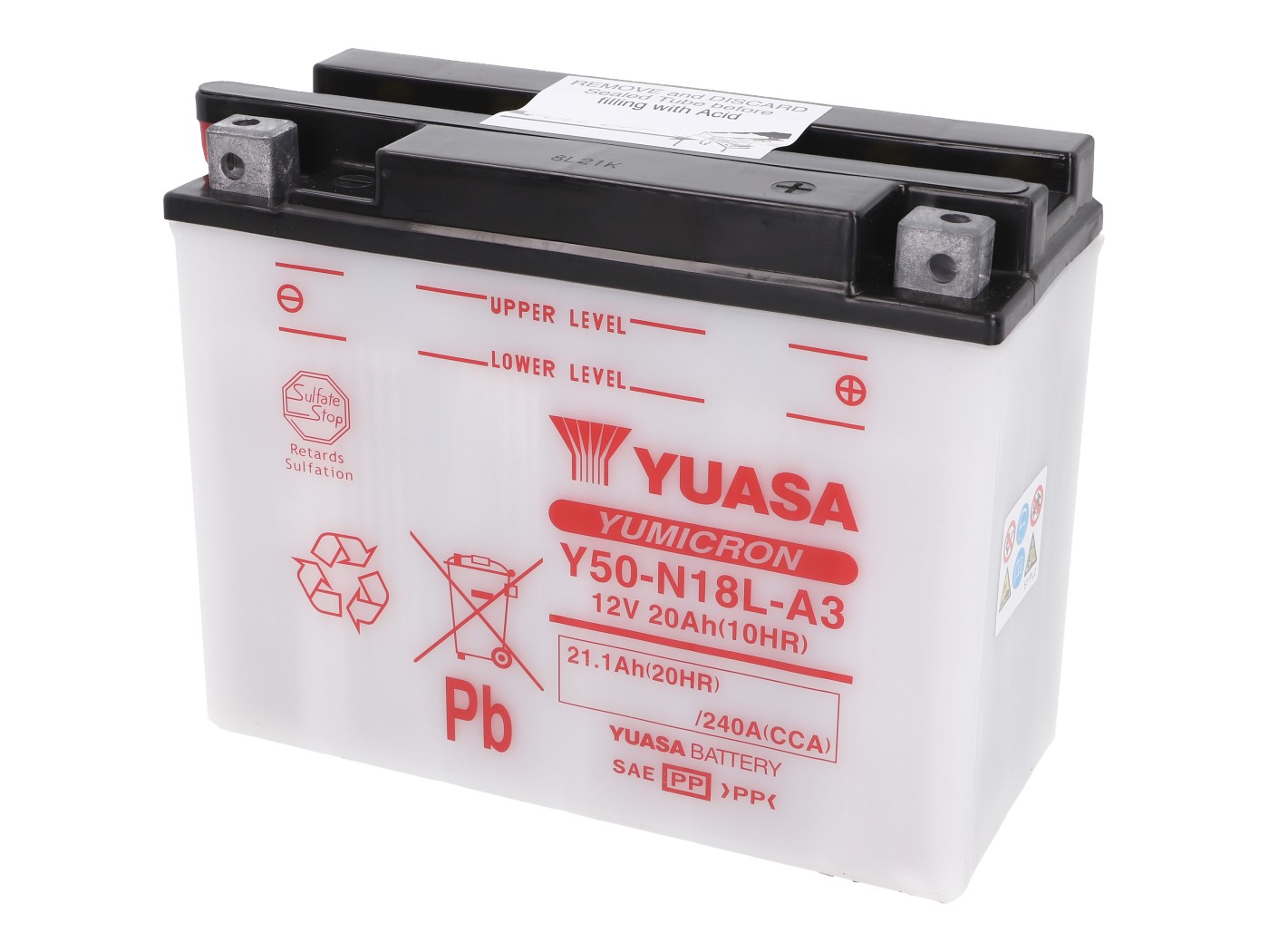 Levně Baterie Yuasa YuMicron Y50-N18L-A3 bez kyseliny YS36189