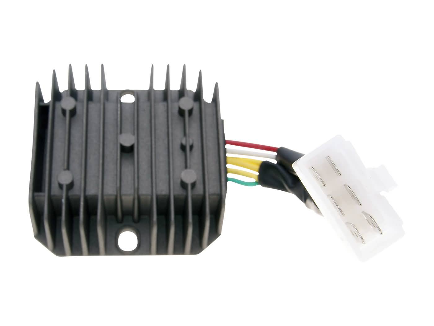 101 Octane Regulátor napětí 6-pin s koncovkou GY6 50-150ccm, MuZ Moskito IP35800