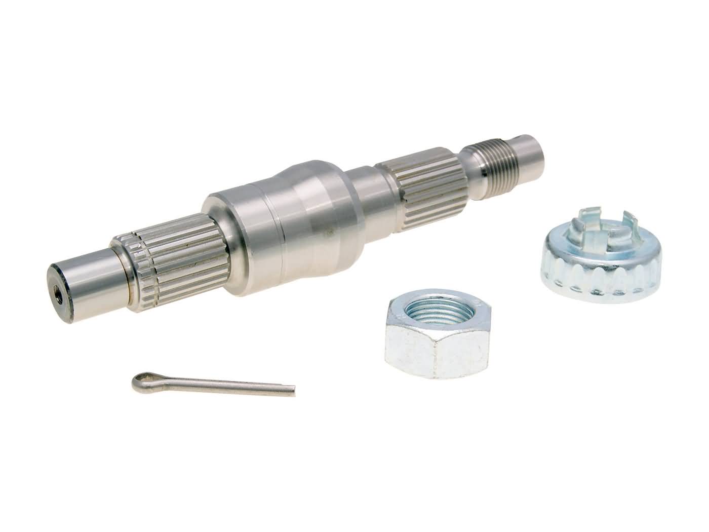 OEM Standard Hřídel zadního kola 143mm sada, Piaggio, Vespa 125, 150cc 2T (-1999) 36489