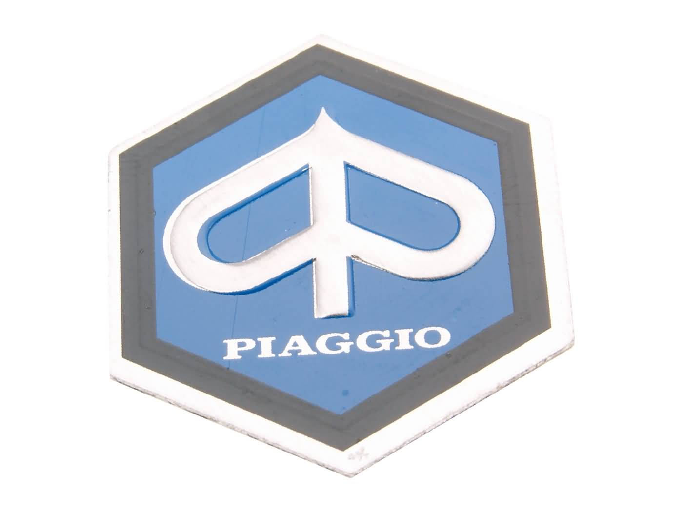 Levně CIF Znak Piaggio 25x30mm k nalepení, Vespa PX, PE 80, 125, 200 36363