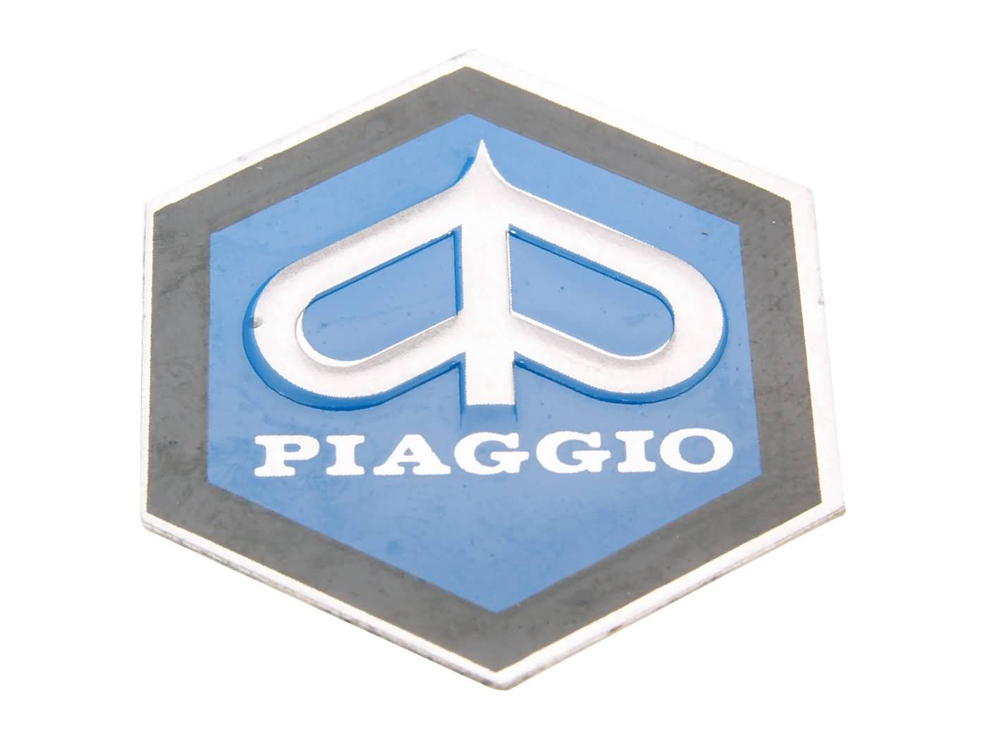 CIF Znak Piaggio 31x36mm k nalepení, Vespa PK50, PK80 82-88 36365