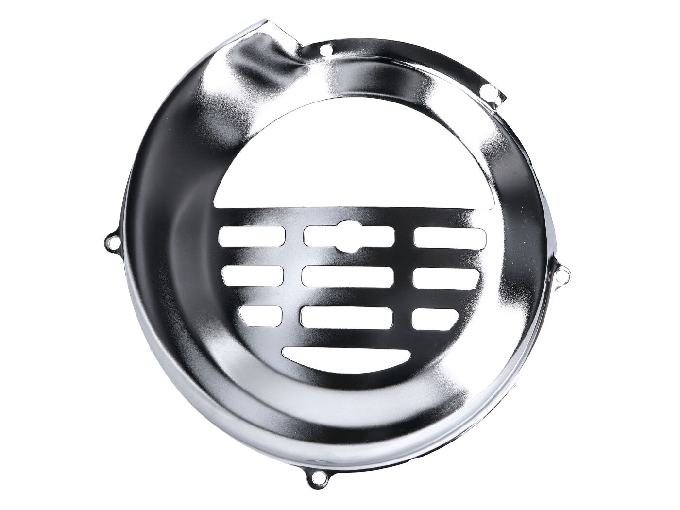 OEM Standard Kryt ventilátoru chromovaný, Vespa PK 50-125, V50, Primavera 125 ET3, Ape 50 36464
