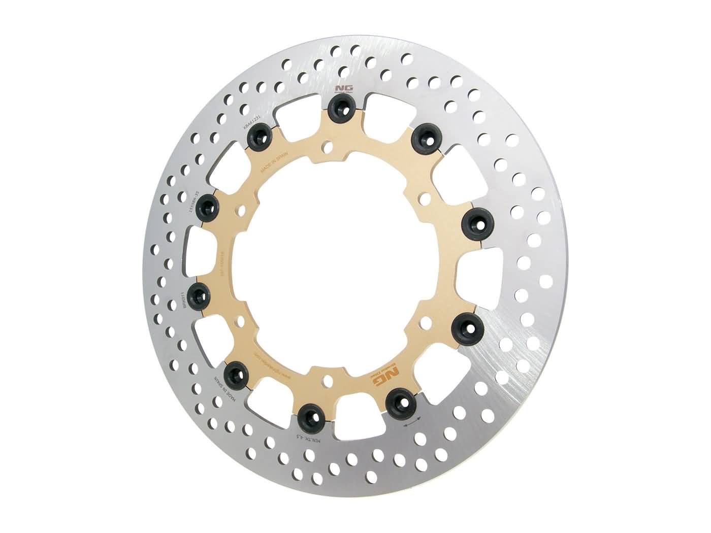 NG Brake Disc Brzdový kotouč NG plovoucí, Yamaha WR 125 X, XT 660 R NG294