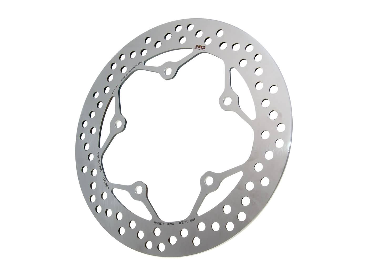 NG Brake Disc Brzdový kotouč NG, Yamaha YBR 125 Classic, YS 125 přední NG1292
