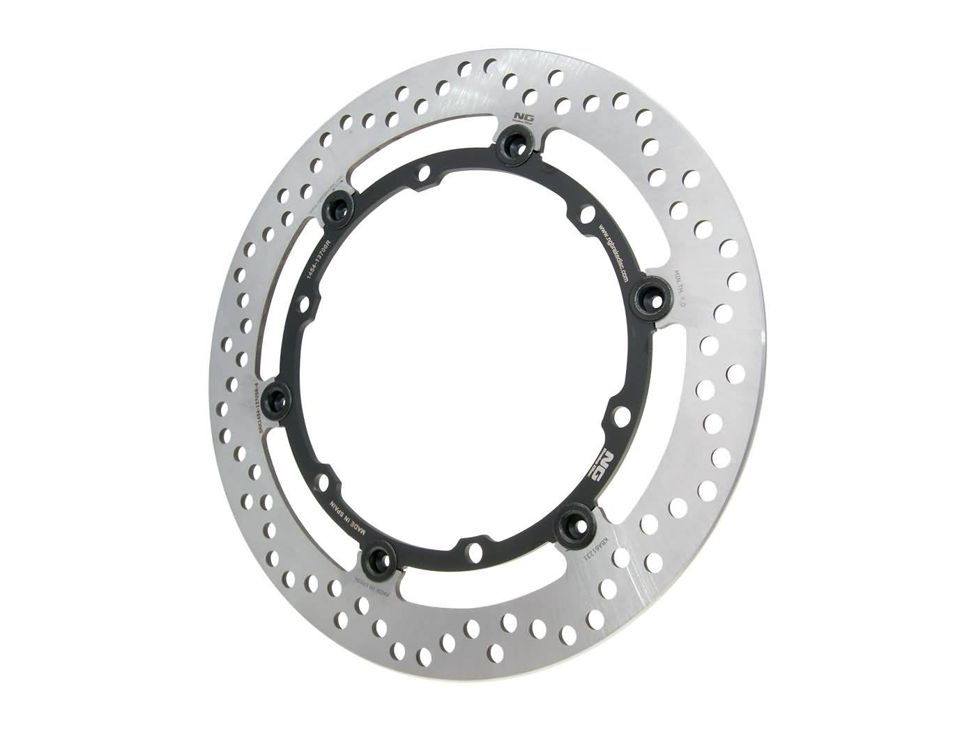 NG Brake Disc Brzdový kotouč NG plovoucí, Yamaha MT 125 ABS, YZF 125 R ABS (2015-) přední NG1454