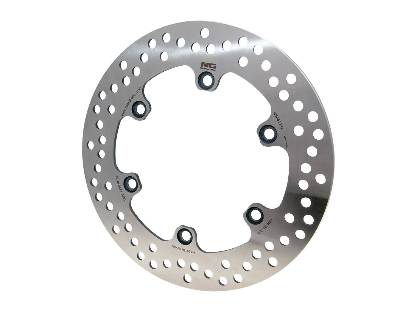 NG Brake Disc Brzdový kotouč NG, Yamaha MT 125 ABS, YZF 125 R ABS (2015-) zadní NG1490