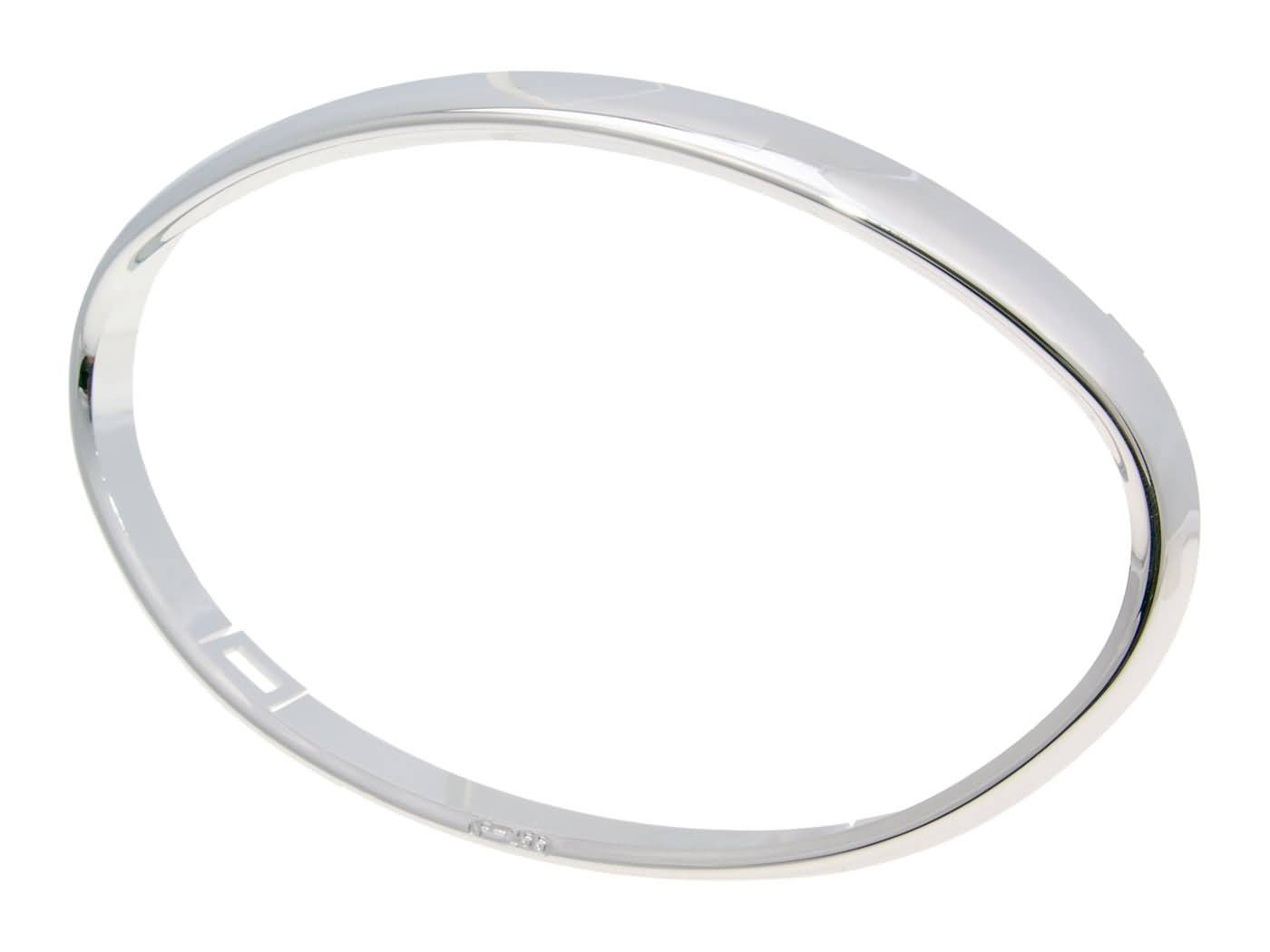 OEM Standard Rámeček předního světla chrom, Piaggio Liberty, Vespa ET2, ET4 36819