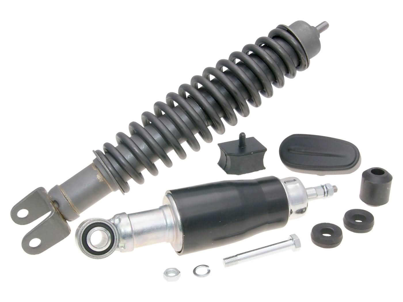 OEM Standard Sada tlumičů přední a zadní, šedá / černá , Vespa Primavera, ET3 125, Vespa 50, PK50 36690