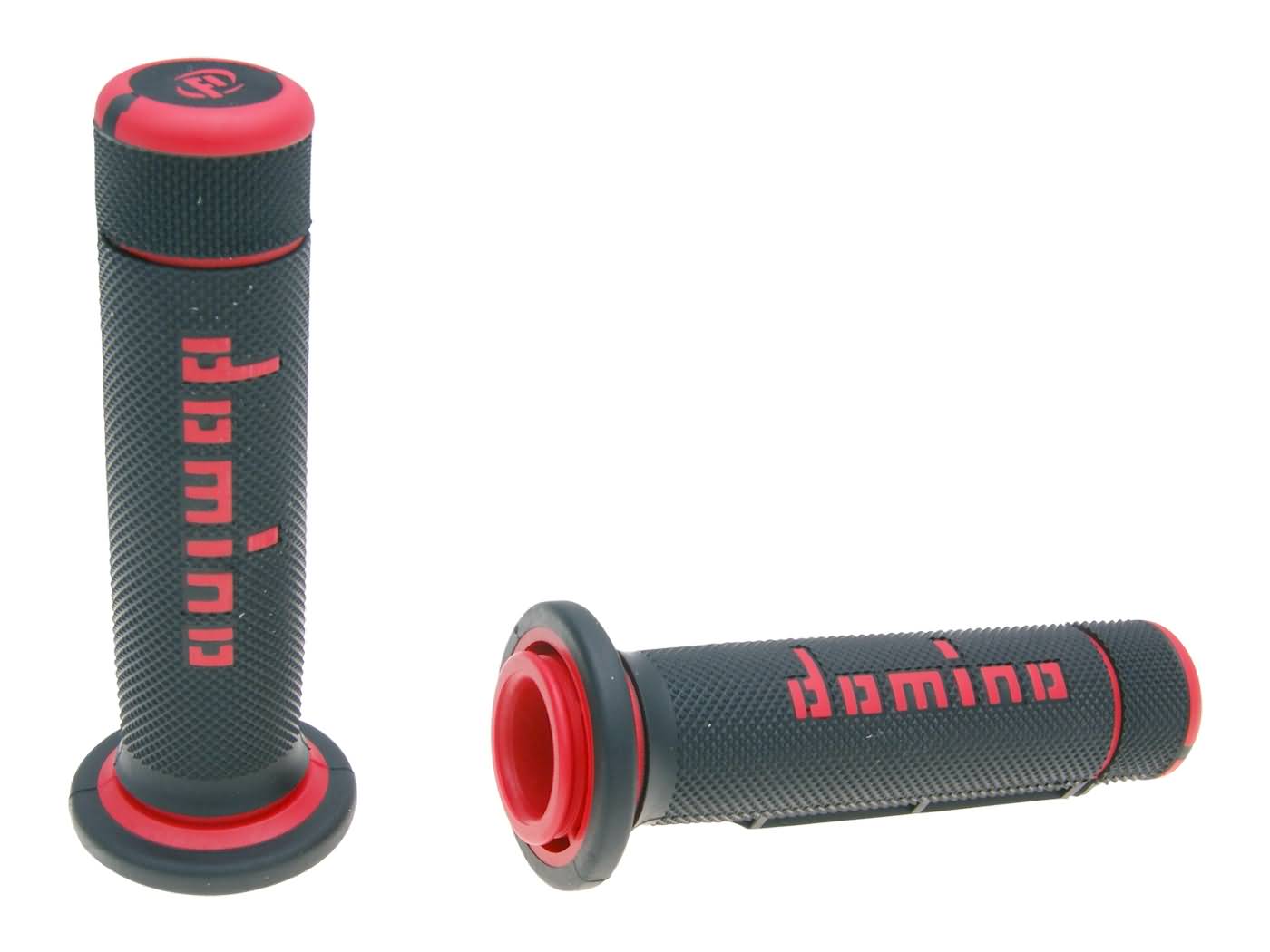 Gripy Domino A180 ATV plyn na páčku 22/22mm černo - červené 37197
