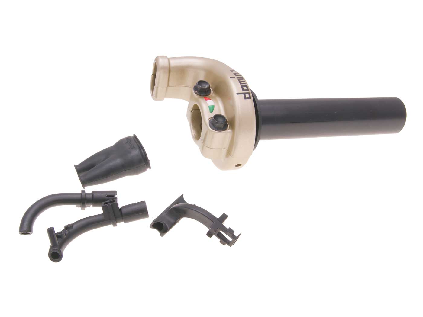 Ovladač plynu, rychlopal Domino KRE 03 off-road 2.6°/ 45mm titanová, univerzální 37153