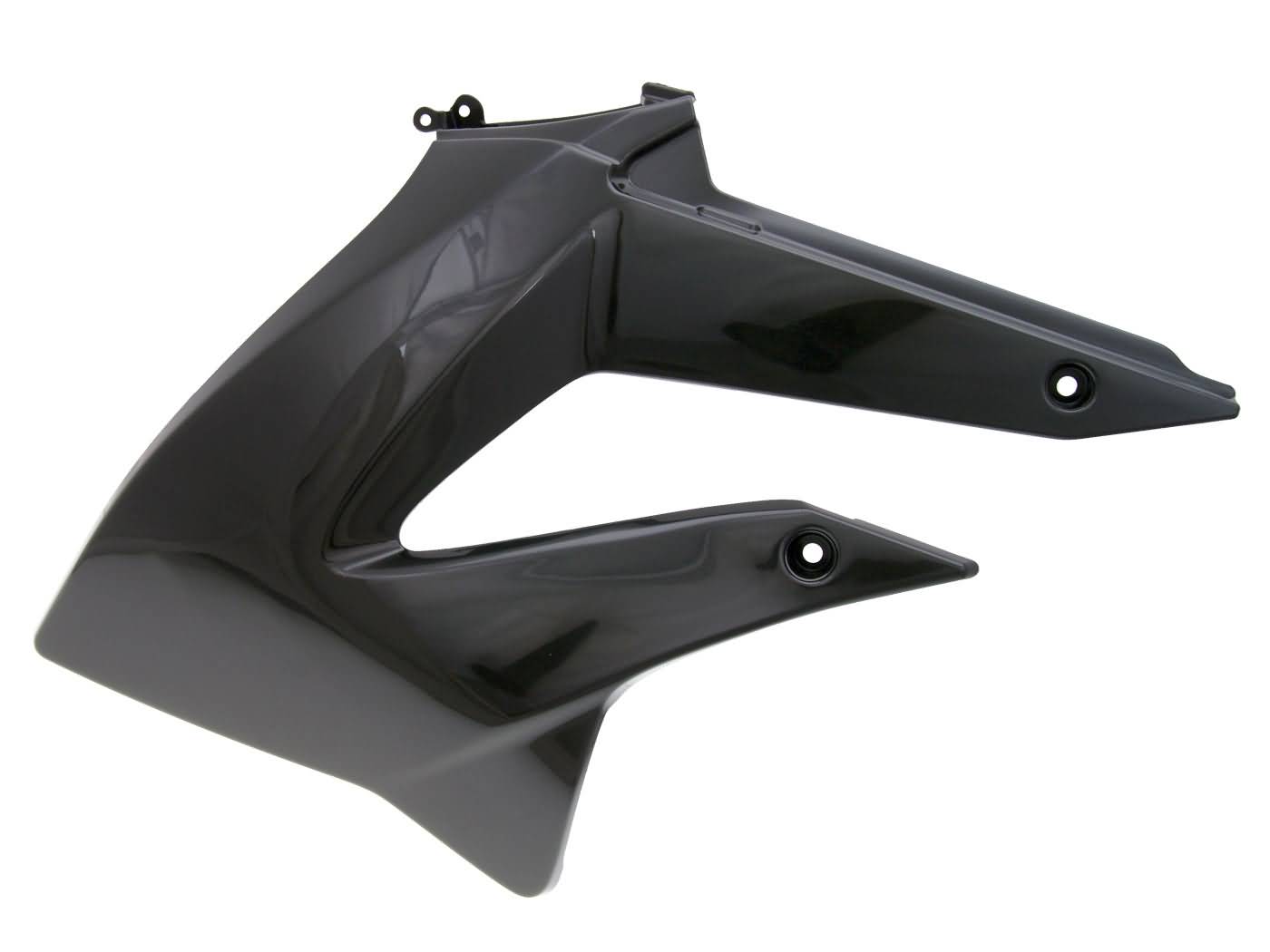 Piaggio Boční plast levý OEM černá, Derbi Senda 2011-, Gilera RCR, SMT PI-86692600W0N5