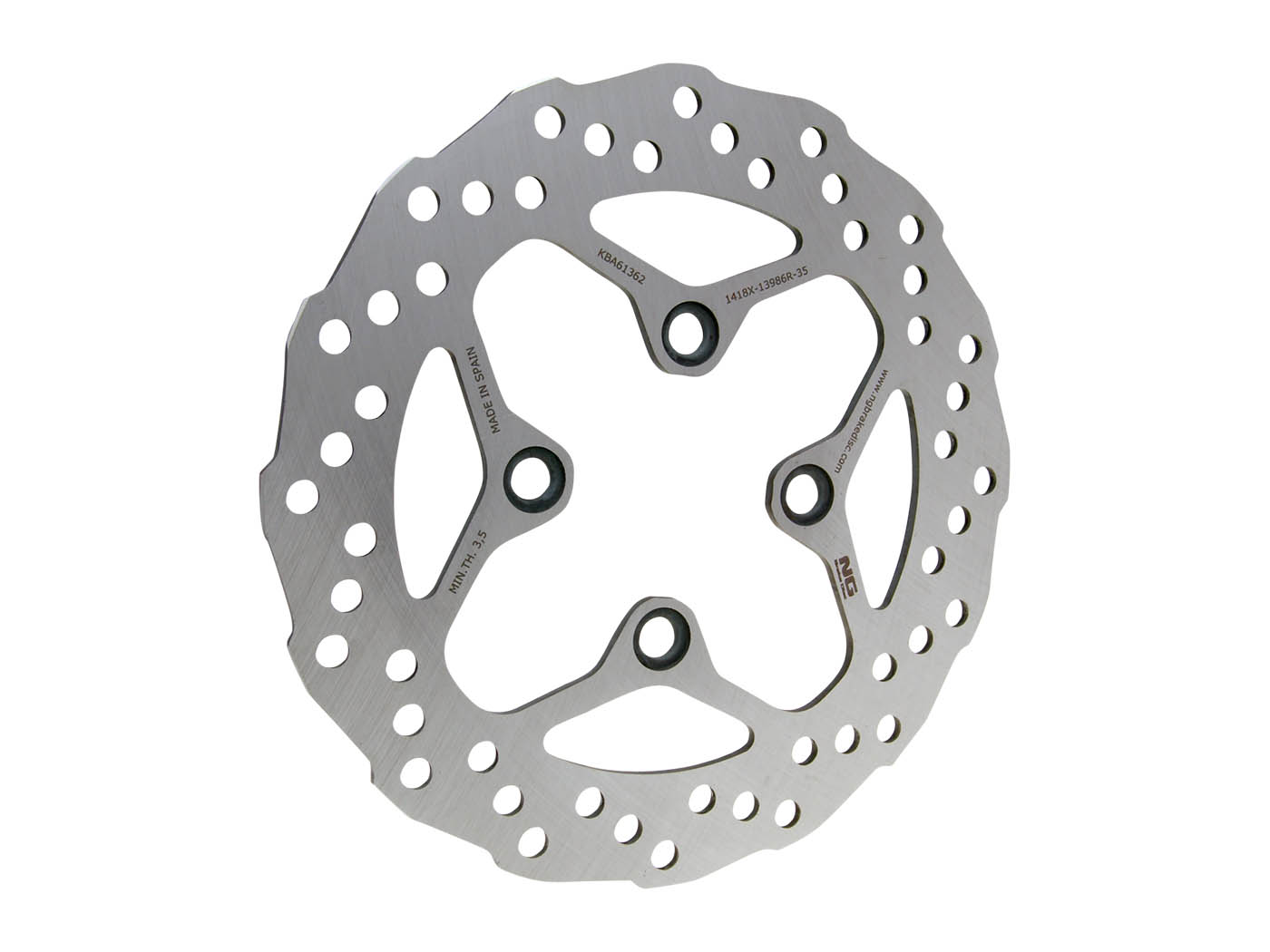 NG Brake Disc Brzdový kotouč NG Wavy, Kreidler SM 125 NG1418X