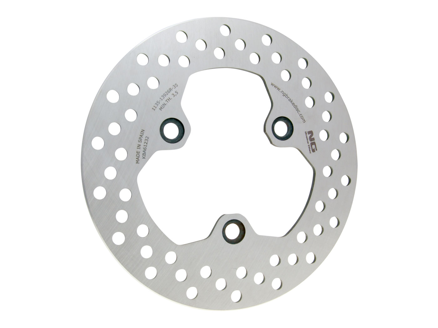 NG Brake Disc Brzdový kotouč NG, Daelim Otello zadní NG1135