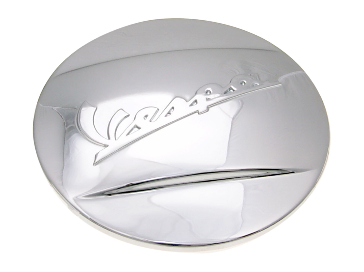 Krytka deklu variátoru OEM "Vespa" chrom, Vespa GTS, LX, LXV, GTV, GT, ET4 PI-CM1551065