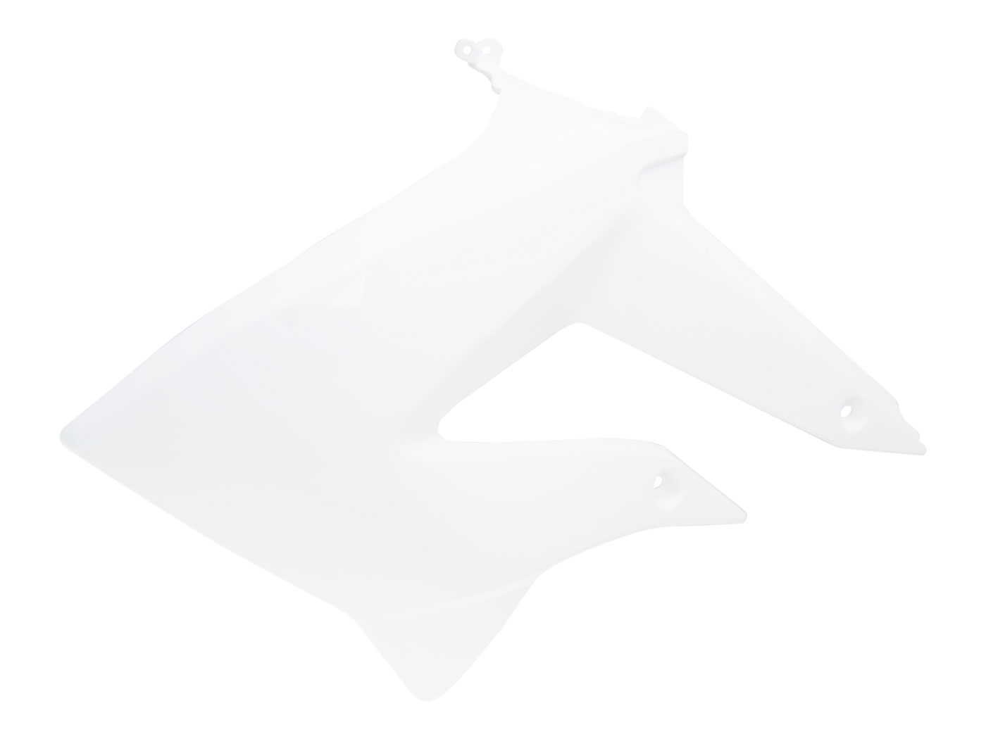 Piaggio Boční plast levý OEM bílá, Derbi Senda 2011-, Gilera RCR, SMT 2011- PI-86692600W0B