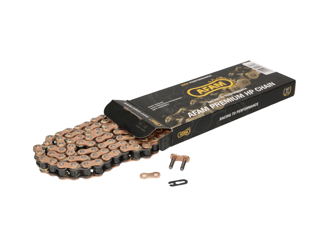 Řetěz AFAM MX-Racing zlatý - 428 MX-G x 138 AFA428MX-G-138