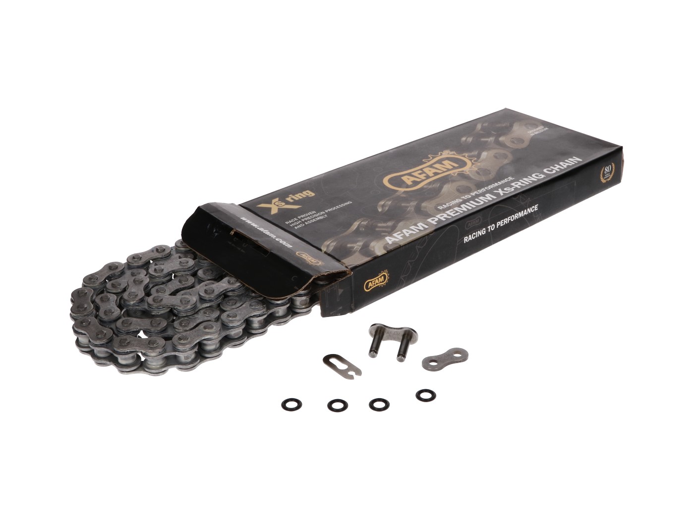 Řetěz AFAM XS-Ring černý - 520 XLR2 x 114 AFA520XLR2-114