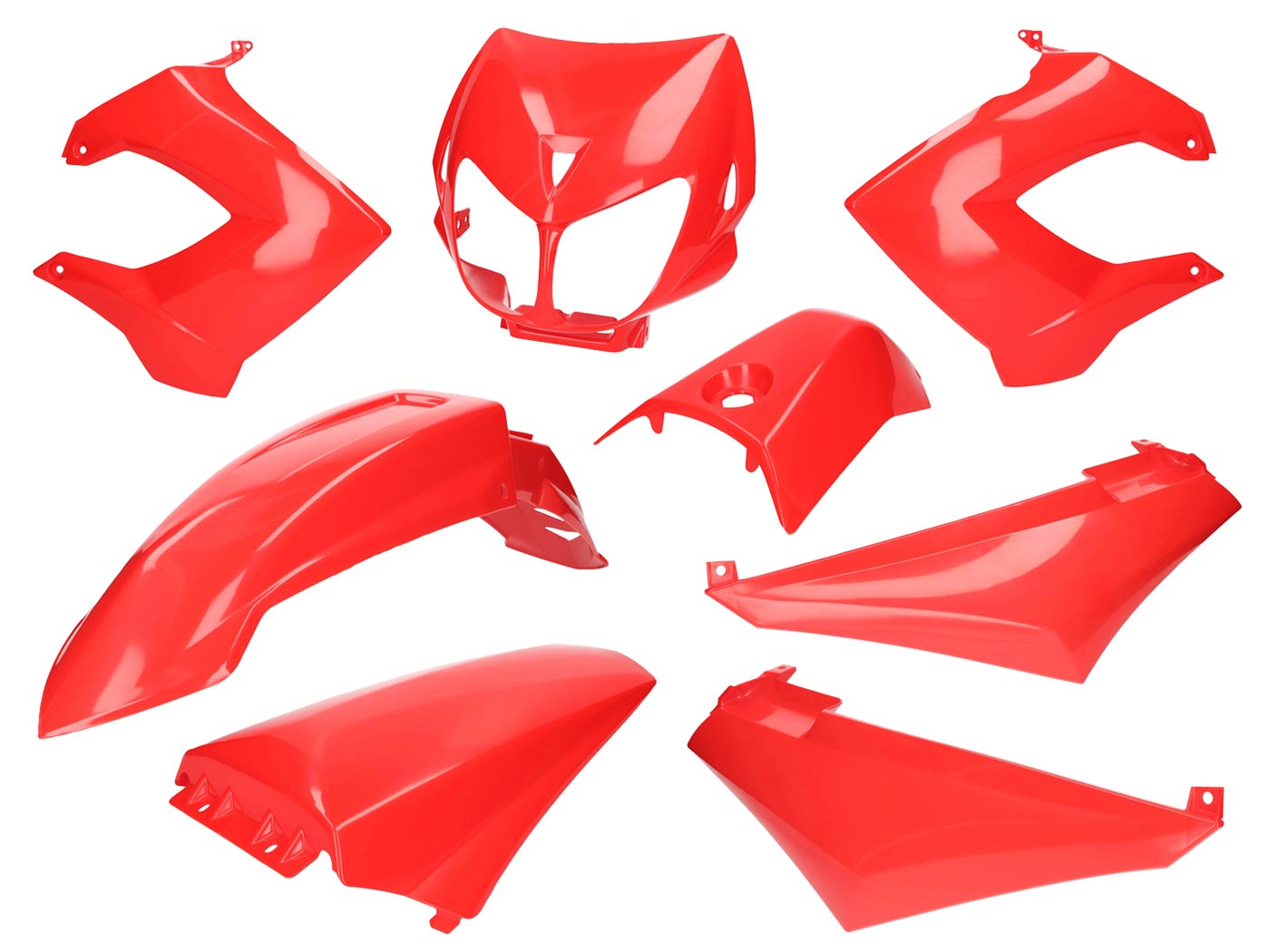 101 Octane Sada plastů, červená, Derbi Senda R, SM X-Treme, SM DRD 38429