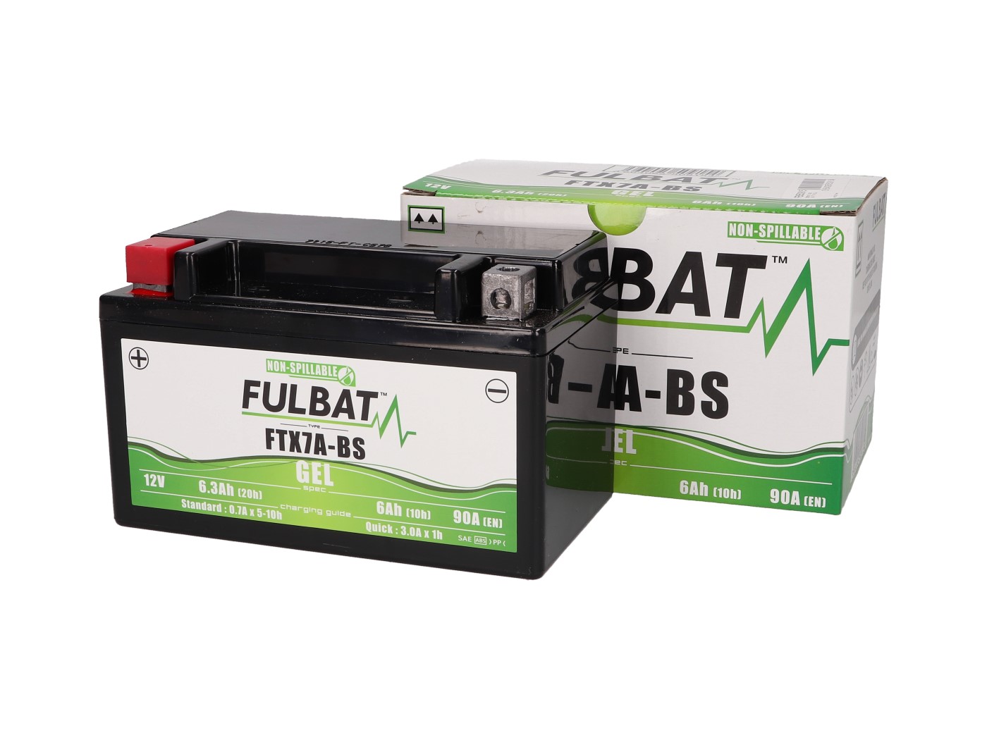 Baterie Fulbat FTX7A-BS gelová FB550915