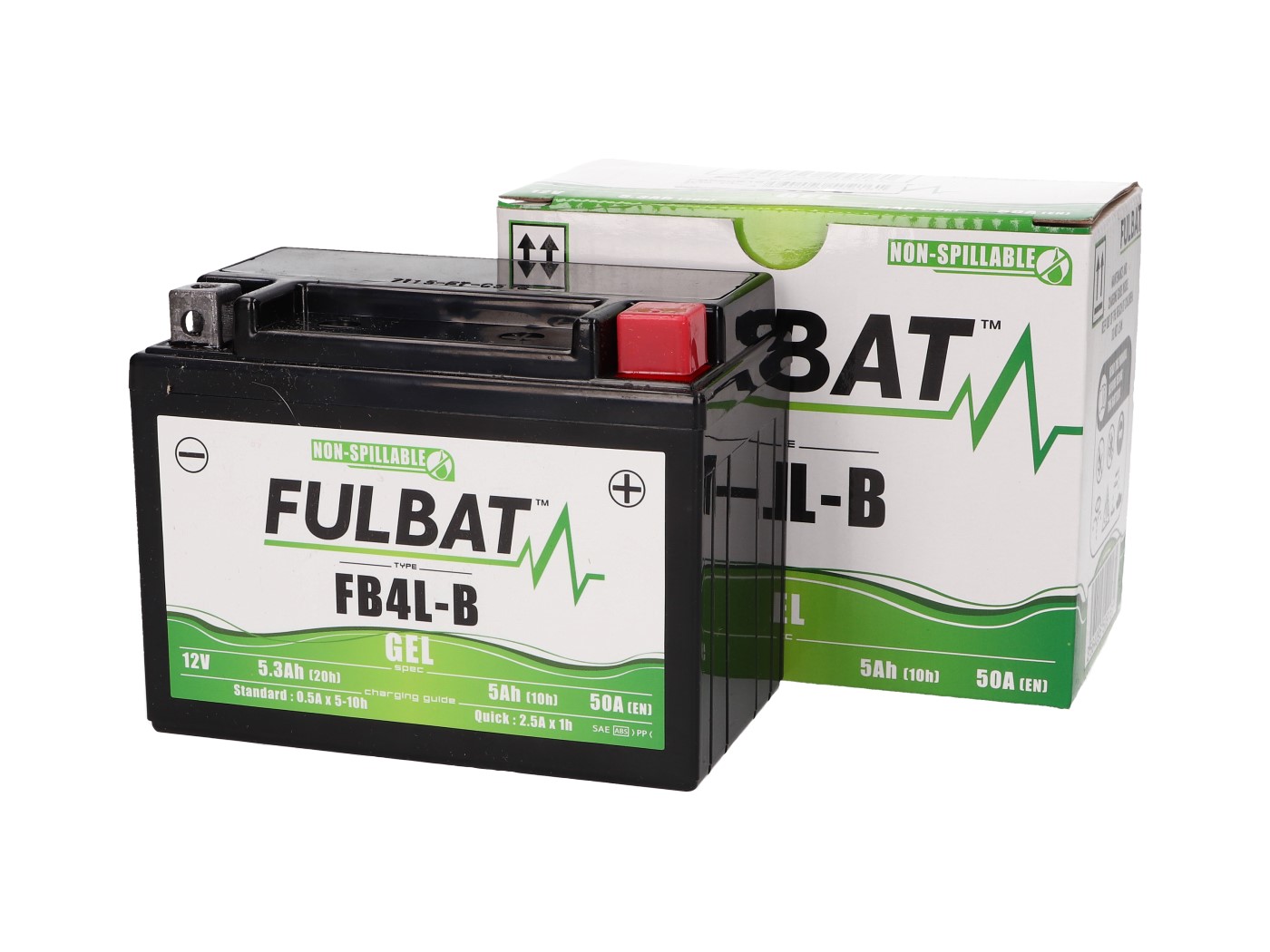Levně Baterie Fulbat FB4L-B gelová High Power 5Ah FB550916