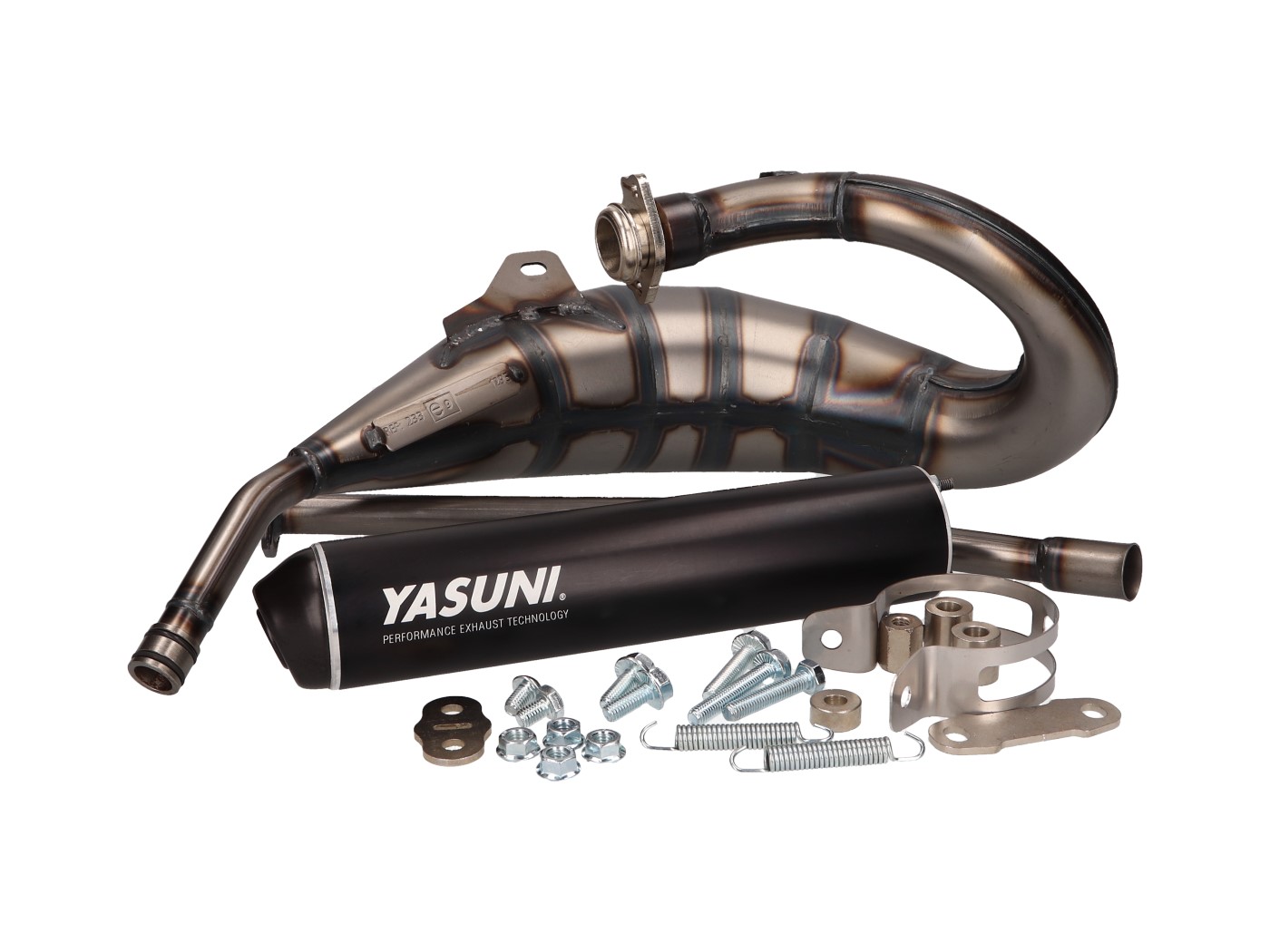 Výfuk Yasuni Cross HM MAX černá, Aprilia RX, SX, Derbi R, SM, Gilera RCR, SMT YA233XB