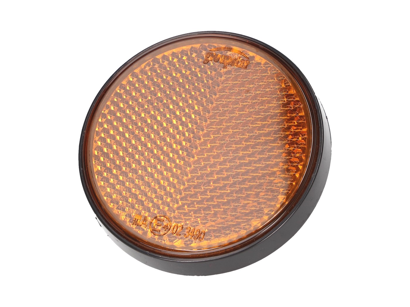101 Octane Odrazka kulatá 55mm oranžová, šroubovací 37428