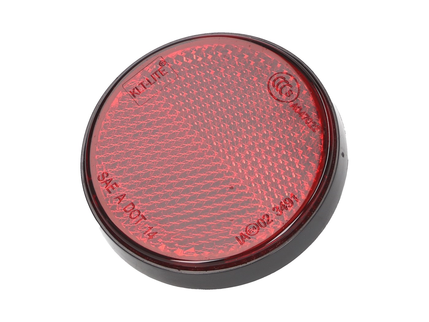 101 Octane Odrazka kulatá  55mm červená, šroubovací 37427