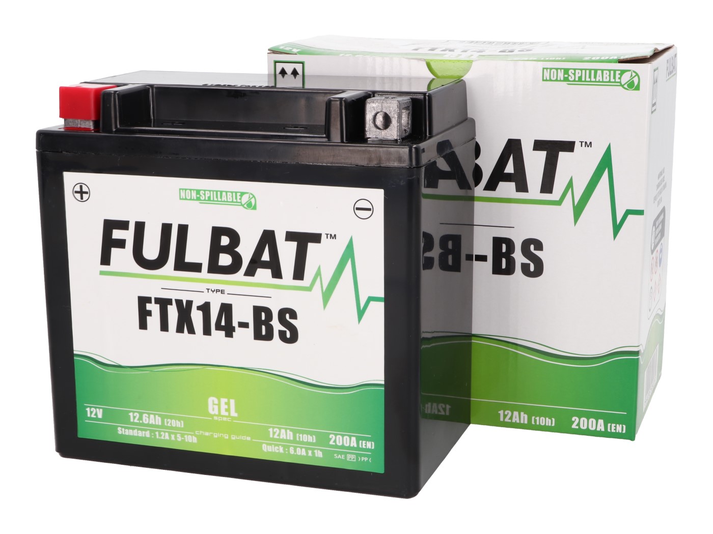 Levně Baterie Fulbat FTX14-BS gelová FB550923