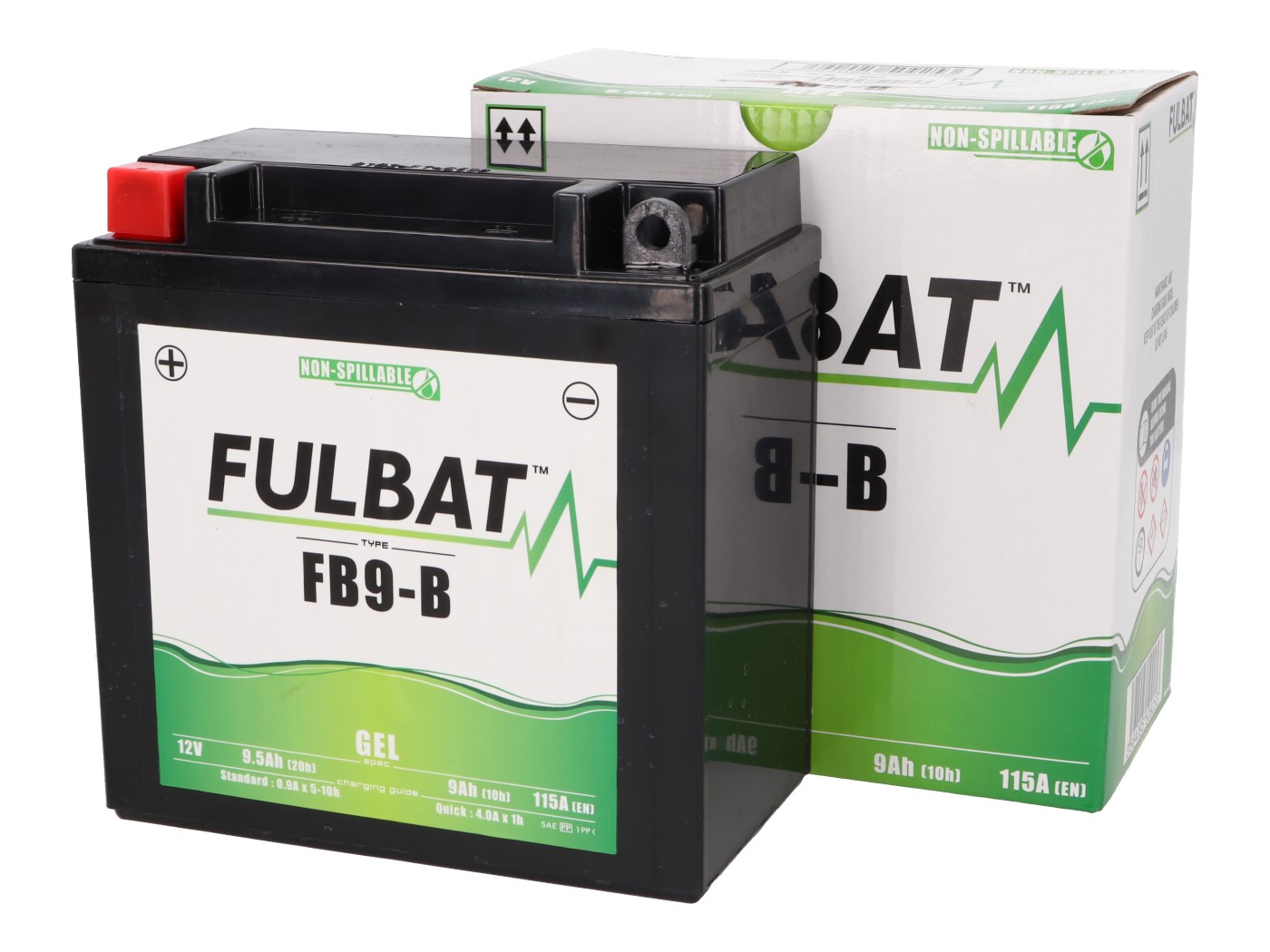 Levně Baterie Fulbat FB9-B / 12N9-4B1 / 12N9-BS gelová FB550925