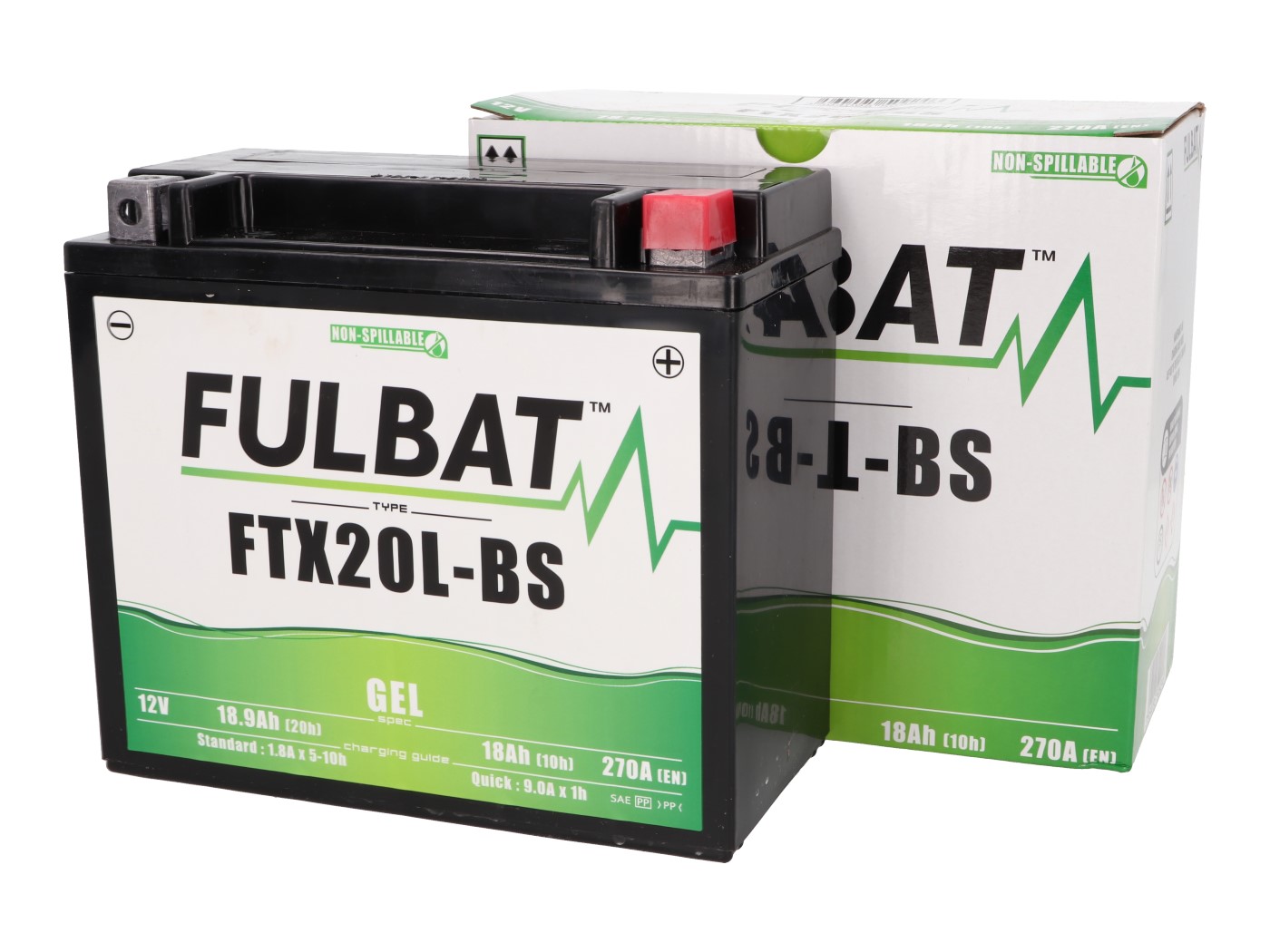 Baterie Fulbat FTX20L-BS gelová FB550924